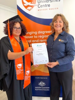 Graduating student Patricia Ginns.