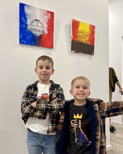 Young artists sharing their work at I Made This! The Young Artists Exhibition Young artists sharing their work at I Made This! The Young Artists Exhibition