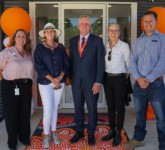 L to R: Caren Harrison, Rebecca Ehlen, Brad Cam, Angela Myles, Ian Flood